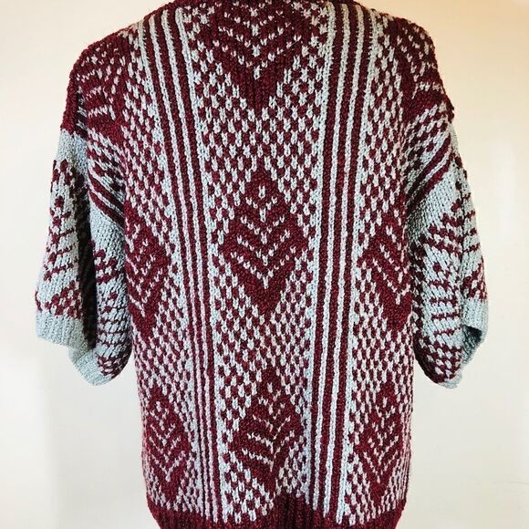 Womens Vintage Chunky HandMade Thick Knit Sweater - Picture 5 of 8